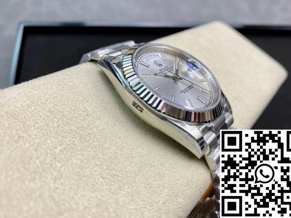 Day Factory Date Stainless Steel Rolex 40MM EW 0329